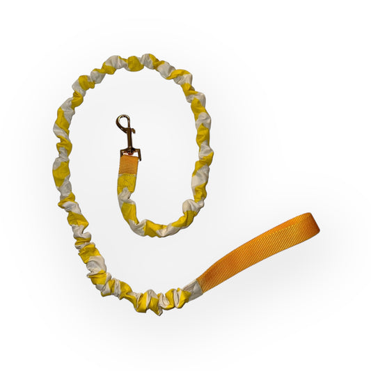 Yellow Stripe No Tangle Dog Leash