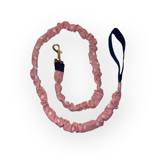 Pink Polkadot No Tangle Dog Leash